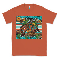 Copper bucking bronco cowboy rodeo cactus and sunflowers Classic Tee - Artiststas