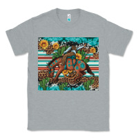 Heather Grey bucking bronco cowboy rodeo cactus and sunflowers Classic Tee - Artiststas