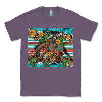 Lavender bucking bronco cowboy rodeo cactus and sunflowers Classic Tee - Artiststas
