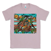 Lilac bucking bronco cowboy rodeo cactus and sunflowers Classic Tee - Artiststas