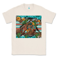Natural bucking bronco cowboy rodeo cactus and sunflowers Classic Tee - Artiststas