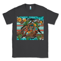 Smoke bucking bronco cowboy rodeo cactus and sunflowers Classic Tee - Artiststas
