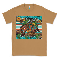 Toasted Coconut bucking bronco cowboy rodeo cactus and sunflowers Classic Tee - Artiststas