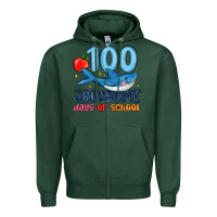 100 Jawsome Days Of School Zipper Hoodie | Teevron