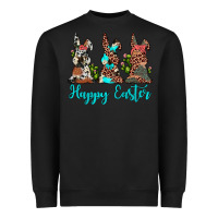Black happy easter leopard cowhide turquoise cactus bunny's Heavyweight Sweatshirt - JahusDesignShop