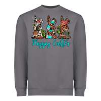 Storm happy easter leopard cowhide turquoise cactus bunny's Heavyweight Sweatshirt - JahusDesignShop