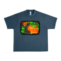 Midnight Navy halloween mystic symbol background Urban Heavy Tee - BundleAndBundleShop