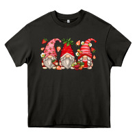 Asphalt strawberry gnomes Heavy Core Tee - Zillion Design Studio