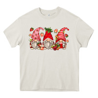 Cream strawberry gnomes Heavy Core Tee - Zillion Design Studio