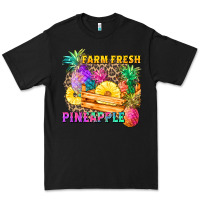 Black farm fresh pineapple Premium Tee - Zillion Design Studio
