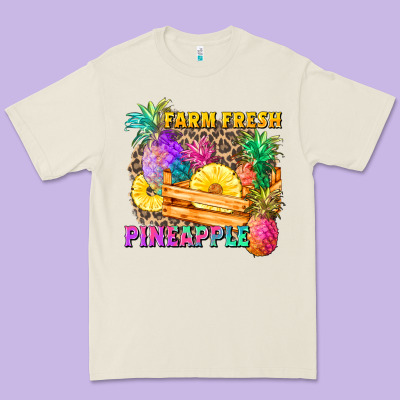 Farm Fresh Pineapple Premium Tee Designed By Zillion Design Studio