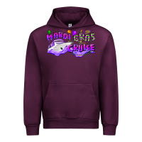 Mauve Wine mardi gras cruise Urban Hoodie - CowGirlArtShop