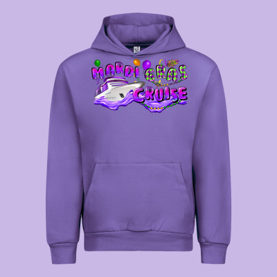 Mardi Gras Cruise Urban Hoodie Designed By Cowgirlartshop