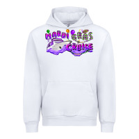 White mardi gras cruise Urban Hoodie - CowGirlArtShop
