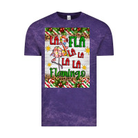 Cloud Purple christmas fla la la la la la flamingo air freshener Vintage Tee - Artiststas