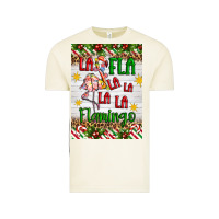 Vintage Arctic christmas fla la la la la la flamingo air freshener Vintage Tee - Artiststas