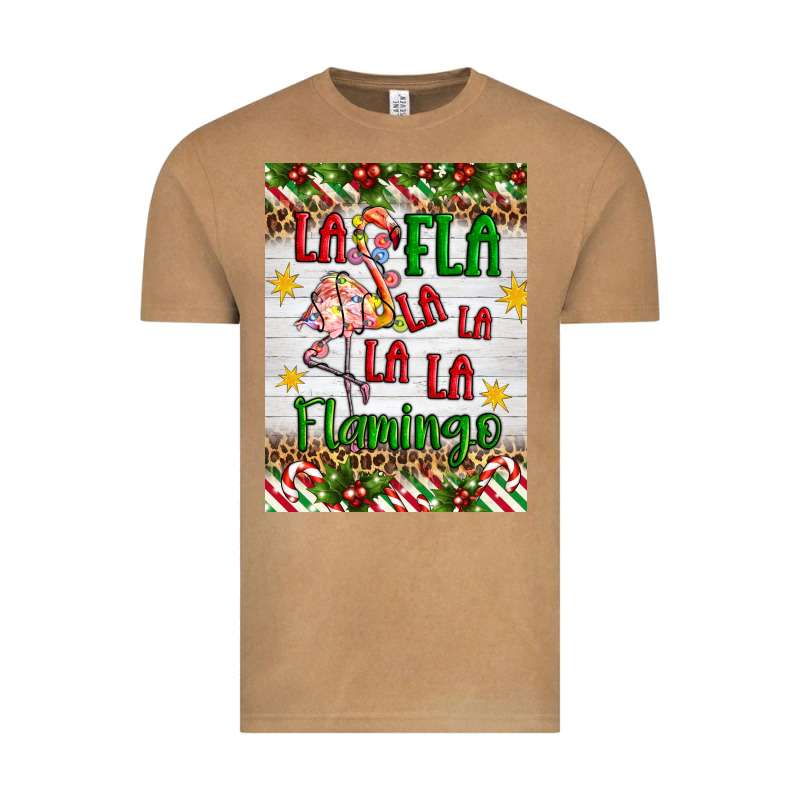 Christmas Fla La La La La La Flamingo Air Freshener Vintage Tee by Artiststas | Teevron