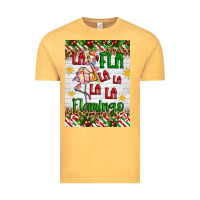 Vintage Mustard christmas fla la la la la la flamingo air freshener Vintage Tee - Artiststas