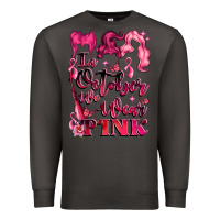 Smoke in october we wear pink Premium Sweatshirt - LillyAllenDesigns