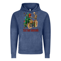 Vintage Denim Skeleton tis the season Vintage Hoodie - FaDigitalArtStudio