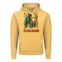 Vintage Mustard Skeleton tis the season Vintage Hoodie - FaDigitalArtStudio