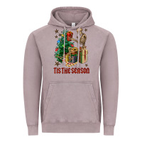 Vintage Zinc Skeleton tis the season Vintage Hoodie - FaDigitalArtStudio