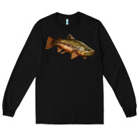 Black brown trout Long Sleeve Tee - LillyAllenDesigns