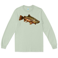 Matcha brown trout Long Sleeve Tee - LillyAllenDesigns