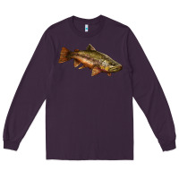 Plum brown trout Long Sleeve Tee - LillyAllenDesigns