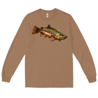 Toasted Coconut brown trout Long Sleeve Tee - LillyAllenDesigns