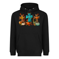 Black fall tree cross Heavyweight Hoodie - BundleAndBundleShop