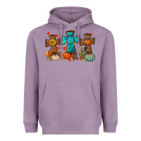 Lavender fall tree cross Heavyweight Hoodie - BundleAndBundleShop