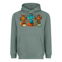 Sage fall tree cross Heavyweight Hoodie - BundleAndBundleShop