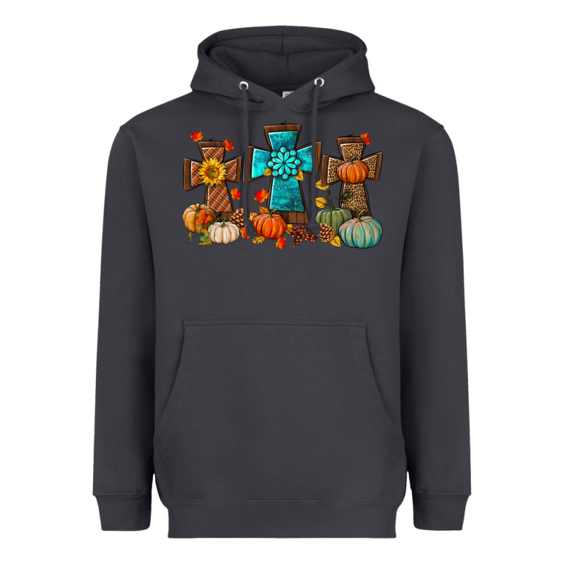 Fall Tree Cross Heavyweight Hoodie by BundleAndBundleShop | Teevron
