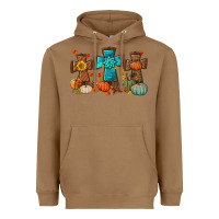 Toasted Coconut fall tree cross Heavyweight Hoodie - BundleAndBundleShop