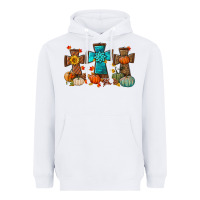White fall tree cross Heavyweight Hoodie - BundleAndBundleShop