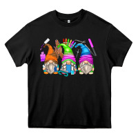 Black nail tech gnomes Heavy Core Tee - Zillion Design Studio