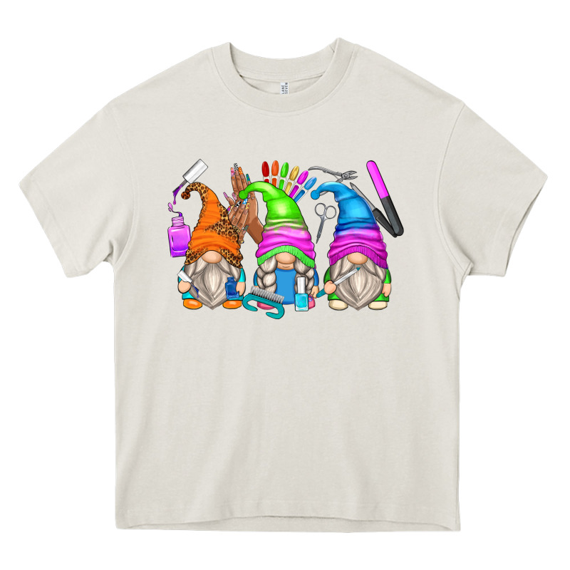 Nail Tech Gnomes Heavy Core Tee by Zillion Design Studio | Teevron
