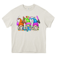 Cream nail tech gnomes Heavy Core Tee - Zillion Design Studio