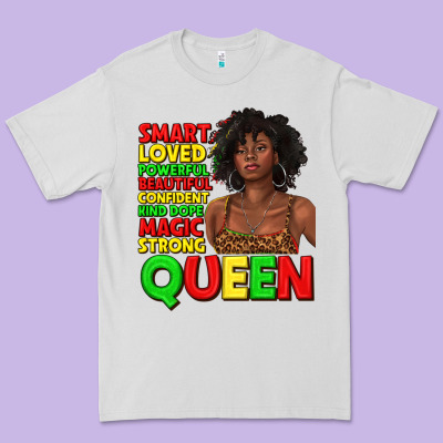 Premium Tee black queen quotes juneteenth