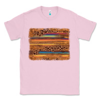 Bubblegum Pink leopard serape background Classic Tee - AdoDesignShop
