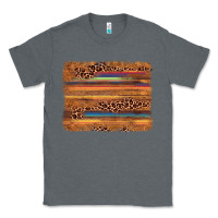 Charcoal Heather leopard serape background Classic Tee - AdoDesignShop