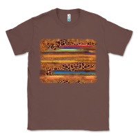 Chestnut leopard serape background Classic Tee - AdoDesignShop