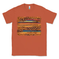 Copper leopard serape background Classic Tee - AdoDesignShop