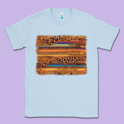 Leopard Serape Background Classic Tee Designed By Adodesignshop