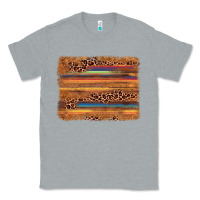 Heather Grey leopard serape background Classic Tee - AdoDesignShop