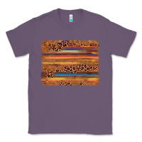 Lavender leopard serape background Classic Tee - AdoDesignShop