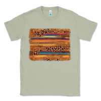 Matcha leopard serape background Classic Tee - AdoDesignShop