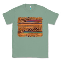 Sage leopard serape background Classic Tee - AdoDesignShop