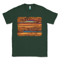 Sports Green leopard serape background Classic Tee - AdoDesignShop